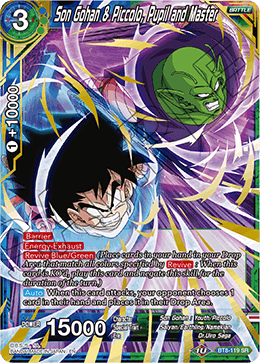 Son Gohan & Piccolo, Pupil and Master - Malicious Machinations - Super Rare - BT8-119