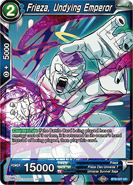 Frieza, Undying Emperor - Universal Onslaught - Uncommon - BT9-027