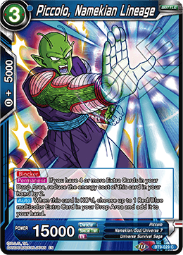 Piccolo, Namekian Lineage - Universal Onslaught - Common - BT9-029