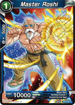 Master Roshi - Universal Onslaught Pre-Release Cards - Common - BT9-030