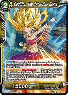 Caulifla, the Time Has Come - Universal Onslaught - Common - BT9-062