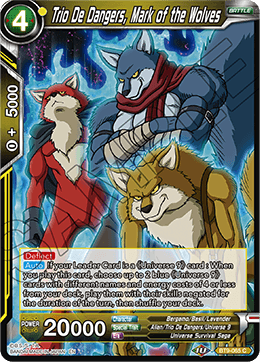 Trio De Dangers, Mark of the Wolves (Reprint) - Battle Evolution Booster - Common - BT9-065