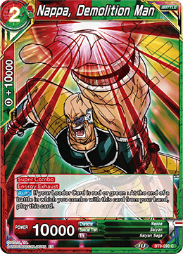 Nappa, Demolition Man - Universal Onslaught - Common - BT9-090