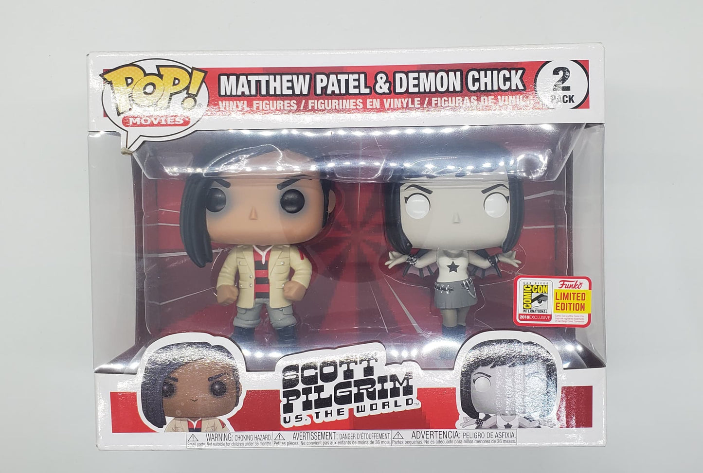 Funko Pop SDCC 2 Pack Matthew Patel & Demon Chick