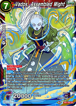 Vados, Assembled Might - Draft Box 04 - Dragon Brawl - Super Rare - DB1-008