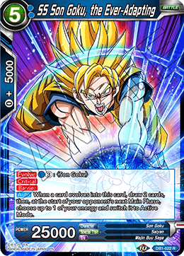 SS Son Goku, the Ever-Adapting - Draft Box 04 - Dragon Brawl - Rare - DB1-022