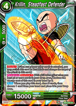 Krillin, Steadfast Defender - Draft Box 04 - Dragon Brawl - Uncommon - DB1-049