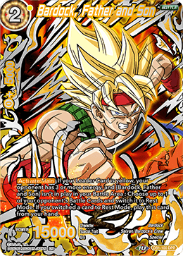 Bardock, Father and Son (Reprint) - Battle Evolution Booster - Duo Power Rare - DB1-100