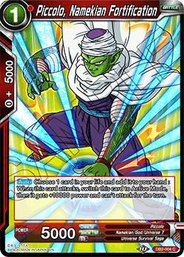 Piccolo, Namekian Fortification - Draft Box 05 - Divine Multiverse - Common - DB2-004