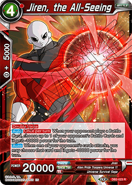 Jiren, the All-Seeing - Draft Box 05 - Divine Multiverse - Rare - DB2-023