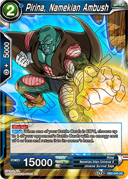 Pirina, Namekian Ambush - Draft Box 05 - Divine Multiverse - Uncommon - DB2-043