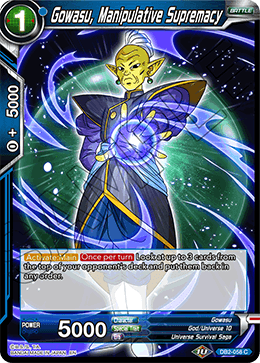 Gowasu, Manipulative Supremacy - Draft Box 05 - Divine Multiverse - Common - DB2-058