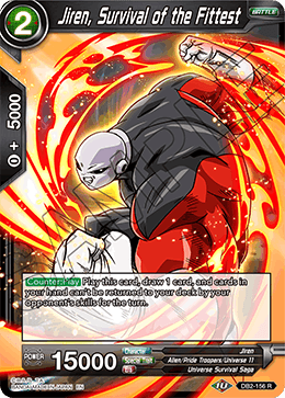 Jiren, Survival of the Fittest - Draft Box 05 - Divine Multiverse - Rare - DB2-156