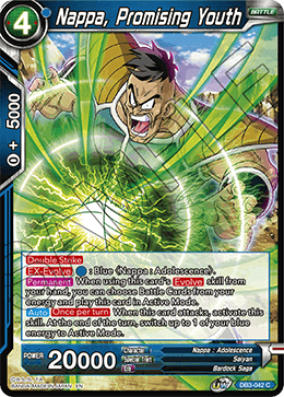 Nappa, Promising Youth - Draft Box 06 - Giant Force - Common - DB3-042