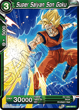 Super Saiyan Son Goku - Draft Box 06 - Giant Force - Common - DB3-054