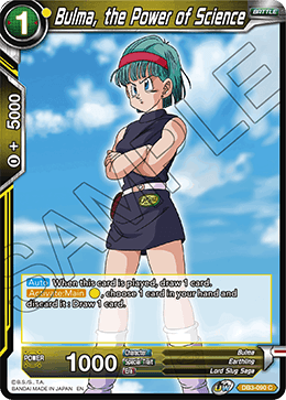 Bulma, the Power of Science - Draft Box 06 - Giant Force - Common - DB3-090