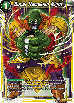 Super Namekian Might - Draft Box 06 - Giant Force - Super Rare - DB3-102