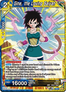 Gine, the Loving Saiyan - Draft Box 06 - Giant Force - Uncommon - DB3-120