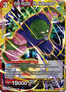 King Piccolo, the Exterminator - Draft Box 06 - Giant Force - Super Rare - DB3-121