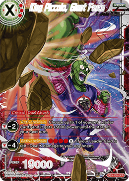 King Piccolo, Giant Force - Draft Box 06 - Giant Force - Giant Force Rare - DB3-135