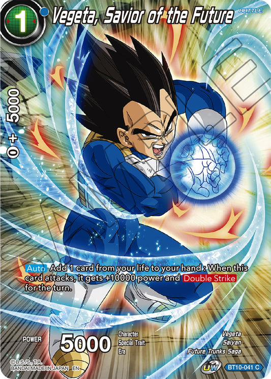 Vegeta, Savior of the Future - Theme Selection: History of Vegeta - Common - BT10-041