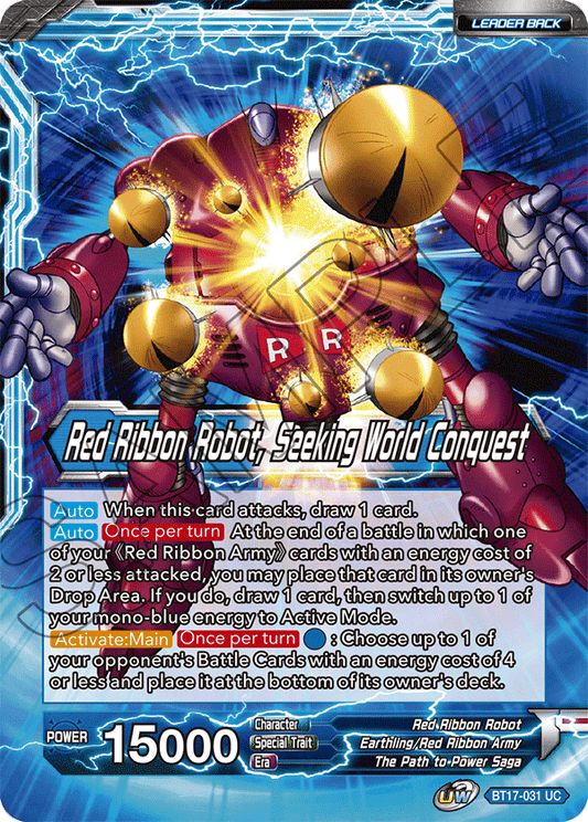 Commander Red // Red Ribbon Robot, Seeking World Conquest - Ultimate Squad - Uncommon - BT17-031