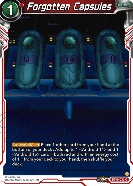 Forgotten Capsules - Fighter's Ambition - Common - BT19-032