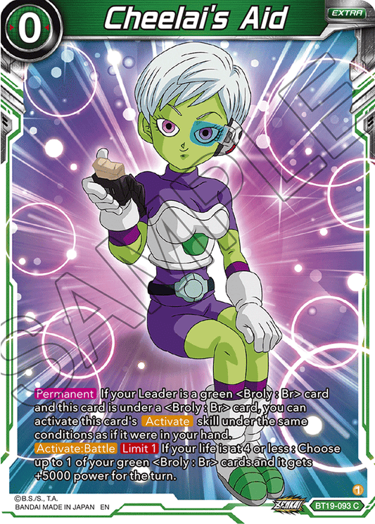Cheelai's Aid - Fighter's Ambition - Common - BT19-093