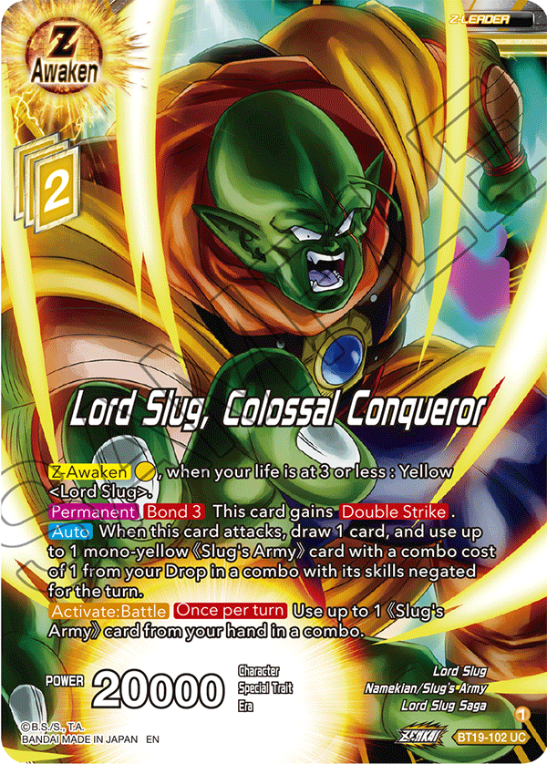 Lord Slug, Colossal Conqueror - Fighter's Ambition - Uncommon - BT19-102