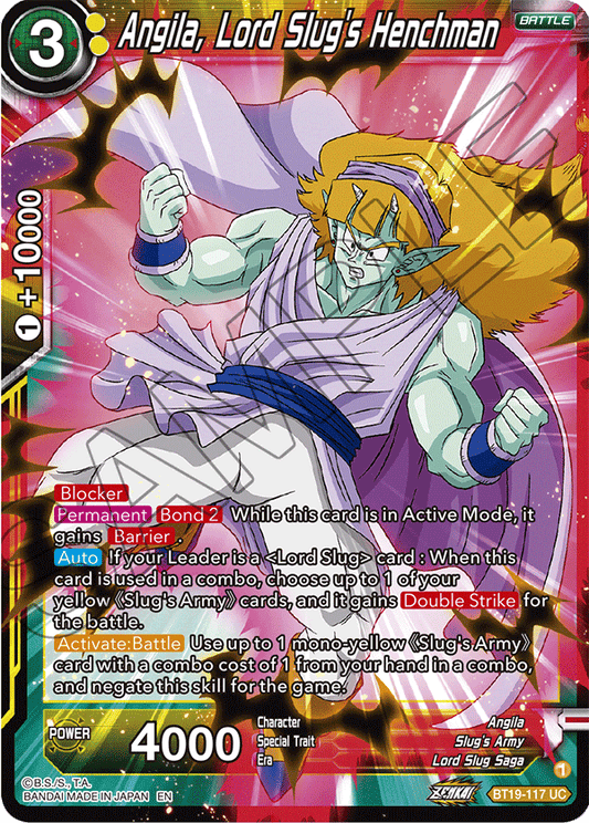 Angila, Lord Slug's Henchman - Fighter's Ambition - Uncommon - BT19-117