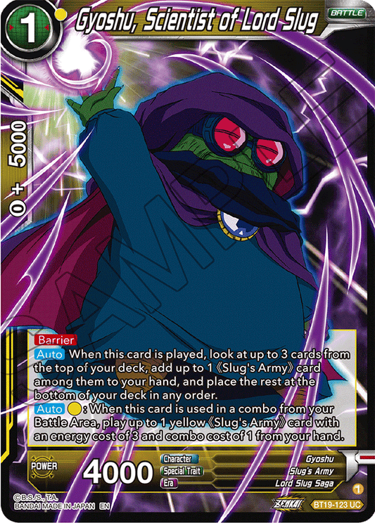 Gyoshu, Scientist of Lord Slug - Fighter's Ambition - Uncommon - BT19-123