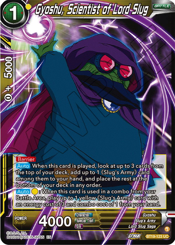 Gyoshu, Scientist of Lord Slug - Fighter's Ambition - Uncommon - BT19-123