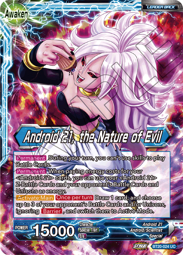 Android 21 // Android 21, the Nature of Evil - Power Absorbed - Uncommon - BT20-024