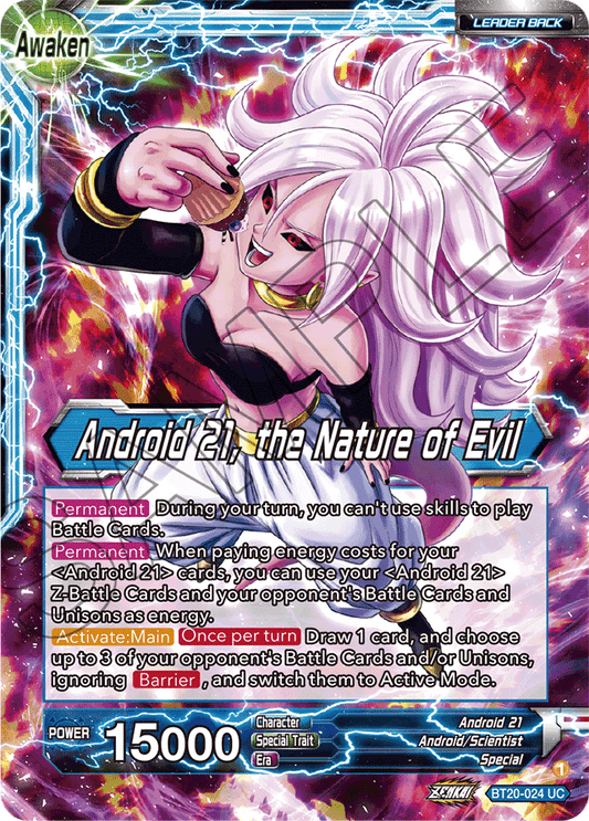 Android 21 // Android 21, the Nature of Evil - Power Absorbed - Uncommon - BT20-024
