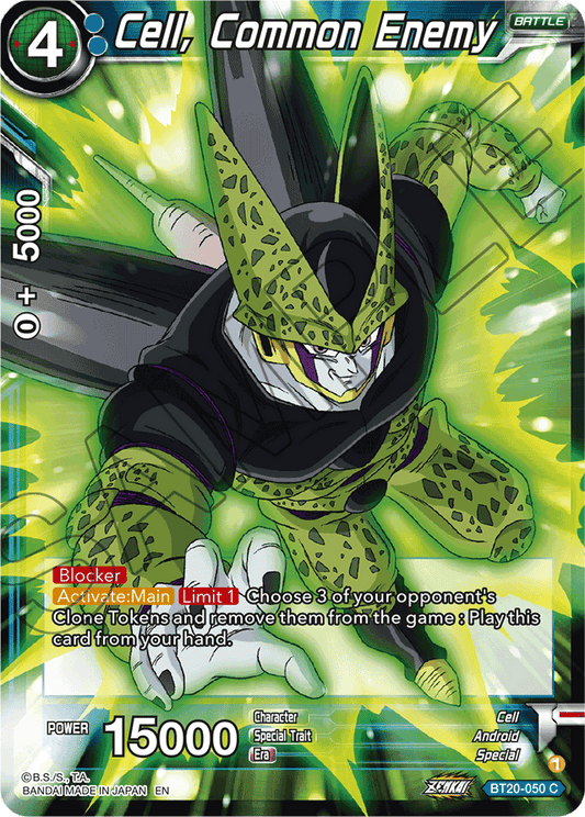 Cell, Common Enemy - Power Absorbed - Common - BT20-050