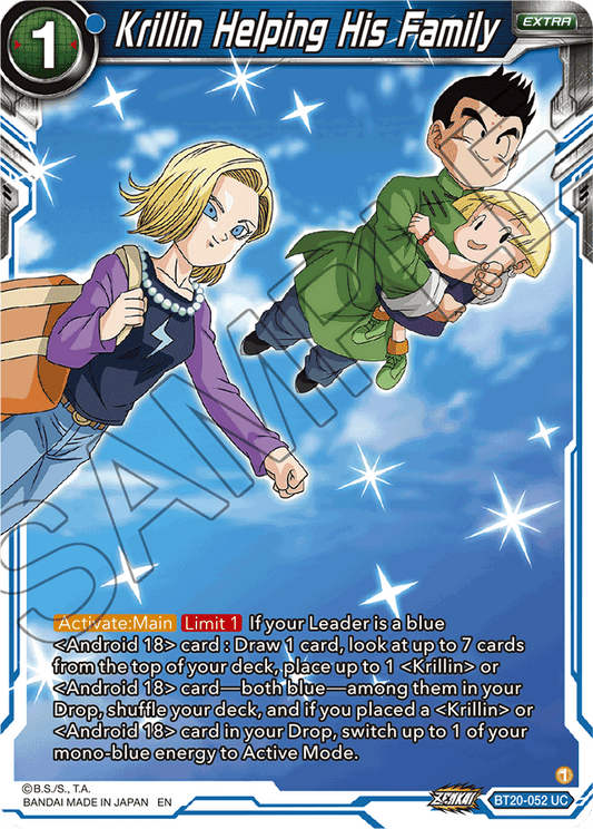 Krillin Helping His Family - Power Absorbed - Uncommon - BT20-052