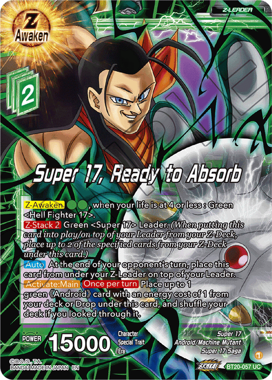 Super 17, Ready to Absorb - Power Absorbed - Uncommon - BT20-057