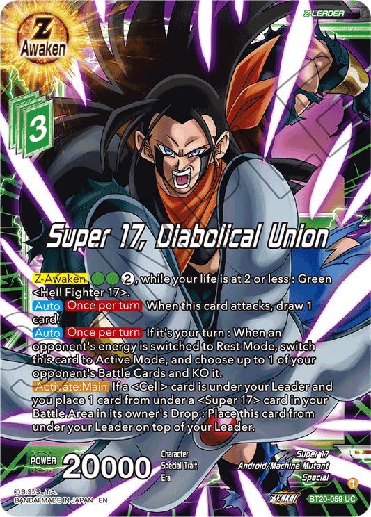 Super 17, Diabolical Union - Power Absorbed - Uncommon - BT20-059