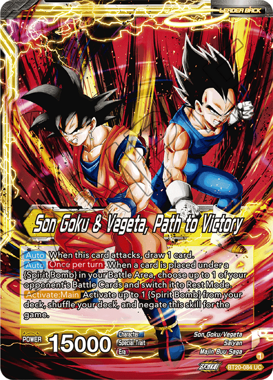 SS Vegito // Son Goku & Vegeta, Path to Victory - Power Absorbed - Uncommon - BT20-084