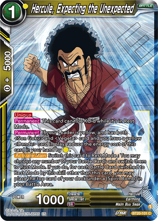 Hercule, Expecting the Unexpected - Power Absorbed - Common - BT20-101