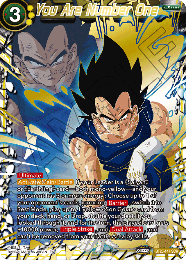 You Are Number One - Power Absorbed - Secret Rare - BT20-147