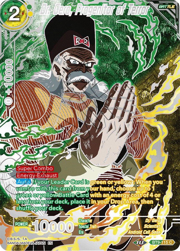 Dr. Gero, Progenitor of Terror - Collector's Selection Vol. 2 - Promo - BT9-115