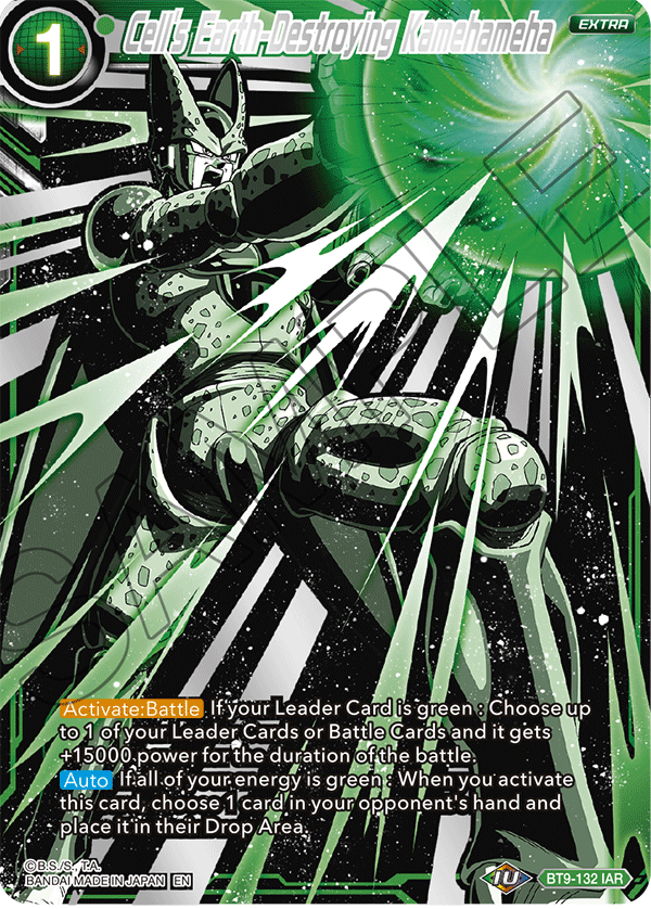 Cell's Earth-Destroying Kamehameha - Collector's Selection Vol. 1 - Iconic Attack Rare - BT9-132