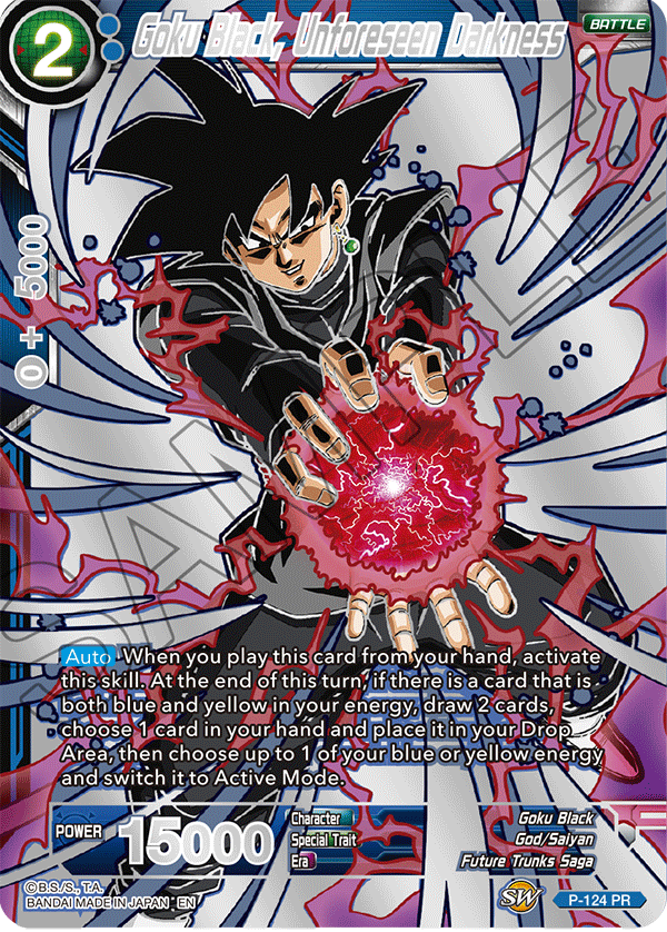 Goku Black, Unforeseen Darkness - Collector's Selection Vol. 1 - Promo - P-124