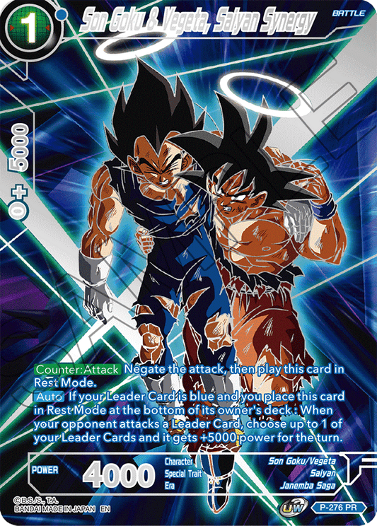Son Goku & Vegeta, Saiyan Synergy - Collector's Selection Vol. 2 - Promo - P-276