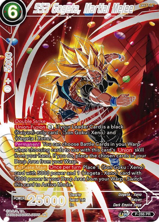 SS3 Gogeta, Martial Melee - Collector's Selection Vol. 2 - Promo - P-286