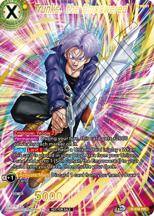 Trunks, the Empowered (Gold Stamped) - Promotion Cards - Promo - P-378