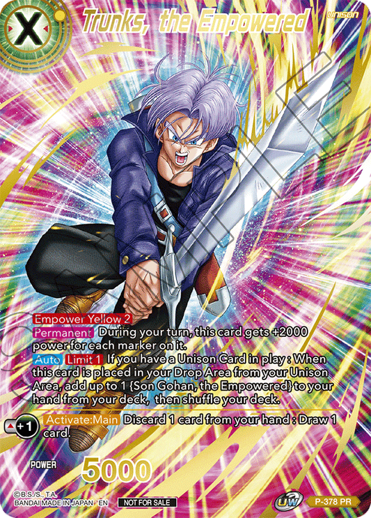 Trunks, the Empowered (Gold Stamped) - Promotion Cards - Promo - P-378