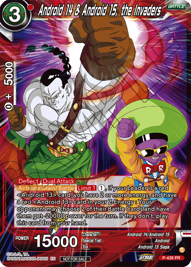 Android 14 & Android 15, the Invaders (Zenkai Series Tournament Pack Vol.2) - Tournament Promotion Cards - Promo - P-439