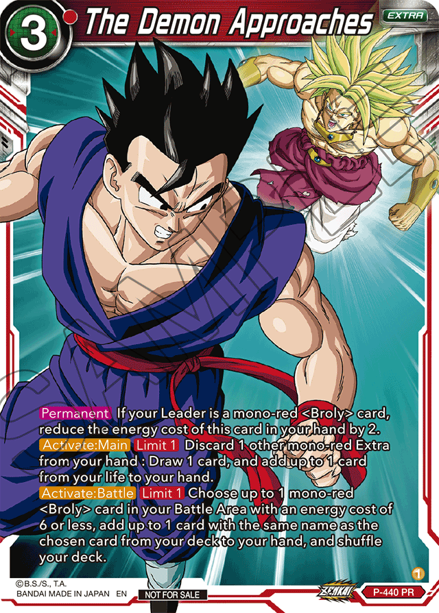 The Demon Approaches (Zenkai Series Tournament Pack Vol.2) - Tournament Promotion Cards - Promo - P-440